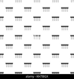 Steel bridge pattern, simple style Stock Vector
