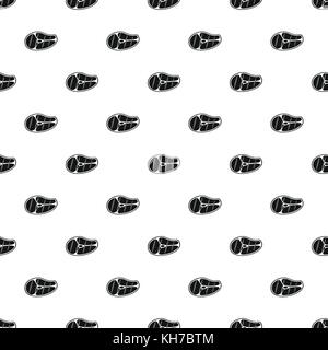Steak pattern, simple style Stock Vector
