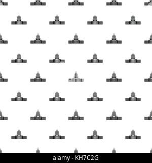 Capitol pattern, simple style Stock Vector