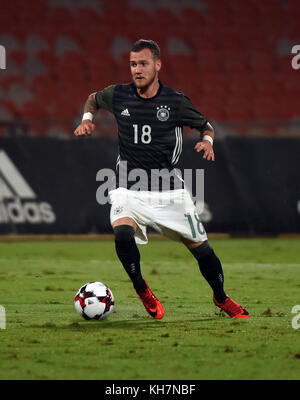 Germany's Marcel Hartel in action during the Under 21 European Qualifying Round 1. Group 5 soccer match between Israel and Germany at the Itztadion in Ramat Gan, near Tel-Aviv, Israel, on 14 November 2017. Photo: Berney Ardov/dpa Stock Photo