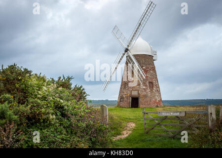 HALNAKER, SUSSEX/UK - SEPTEMBER 25 : View of Halnaker Windmill in Halnaker Sussex on September 25, 2011 Stock Photo
