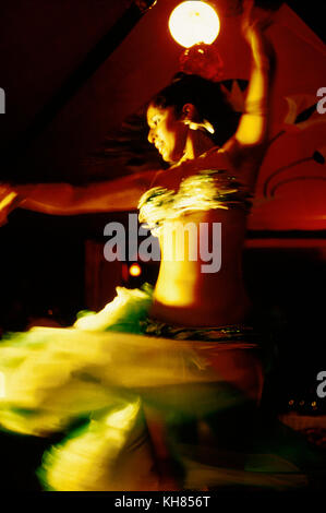 Belly Dancer in Cairo Egypt Stock Photo