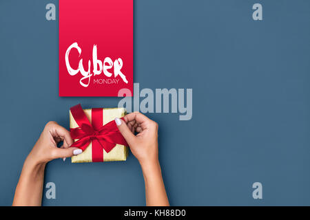 Cyber monday sale concept Stock Photo