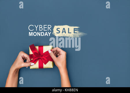 Cyber monday sale concept Stock Photo