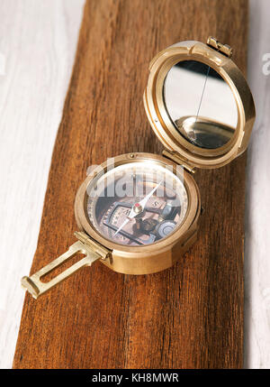 open compass isolated on white background Stock Photo - Alamy