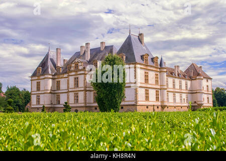 The castle of Cormatin in the Burgendy region in France. Stock Photo