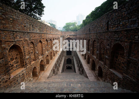 Agrasen Ki Baoli stepwell, New Delhi, India Stock Photo