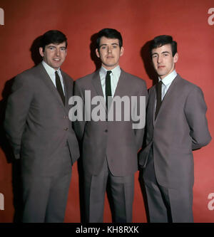 THE BACHELORS Irish pop trio in 1963. From left: Con Cluskey, John Stokes, Dec Cluskey.  Photo: Tony Gale Stock Photo