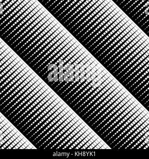 Universal linear geometric seamless pattern with smooth transition from thin line to thick Stock Vector