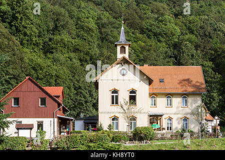 Treseburg im Harz Stadt Thale Stock Photo