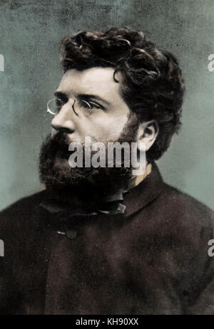 Georges Bizet, French composer, 1838-1875. Stock Photo