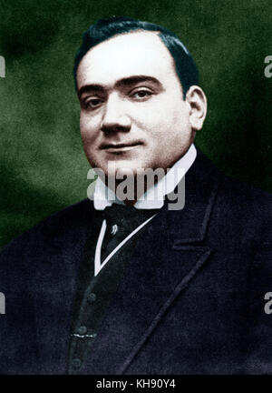 Enrico Caruso Italian Tenor 1873 1921 Stock Photo Alamy