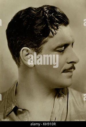 Ronald Colman - portrait. English actor, 9 February 1891 – 19 May 1958. Stock Photo