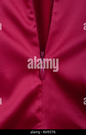 Red zipper  background Stock Photo