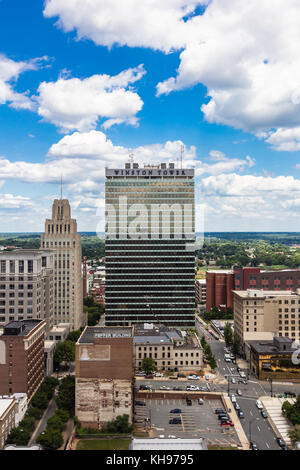 Downtown Winston-Salem, North Carolina. Stock Photo