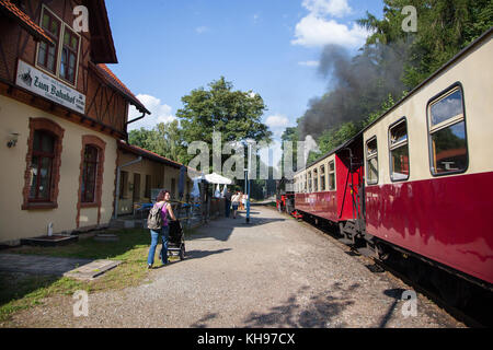 Gaststaette zum Bahnhof Stock Photo