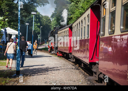 Gaststaette zum Bahnhof Stock Photo