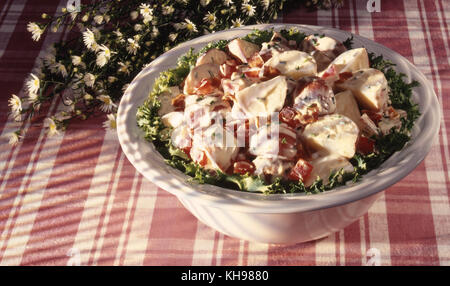 summer potato salad Stock Photo