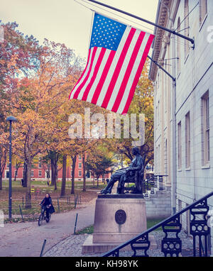 Harvard University architecture. Stock Photo