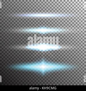 Vector transparent sunlight special lens flare Stock Vector