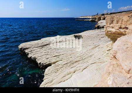 Governor’s beach, Limassol, Cyprus Stock Photo