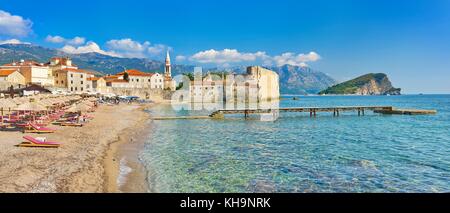 Old Town (Stari Grad), Budva, Montenegro Stock Photo