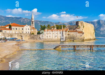 Old Town (Stari Grad), Budva, Montenegro Stock Photo