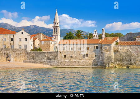 Budva Old Town, Montenegro Stock Photo