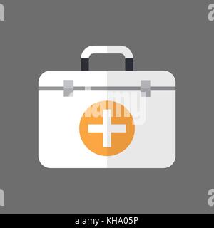 Medicine Chest Icon First Aids Box Stock Vector