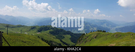 Kitzbueheler Alpen, Aussicht, Kitzbueheler Horn Stock Photo