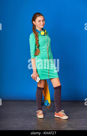 Sporty pretty teen girl loves sports.children's sports fashion Stock Photo  - Alamy