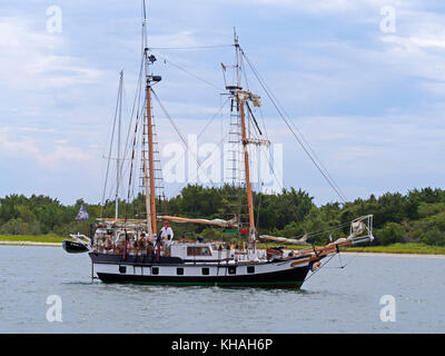 Pirate Invasion, Beaufort, North Carolina Stock Photo