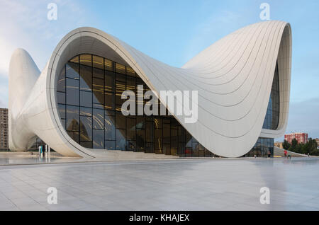 Heydar Aliyev Center, Baku, Azerbaijan. Stock Photo