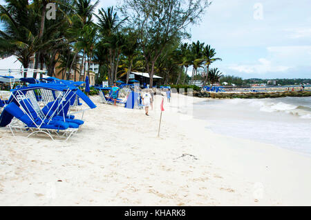 Causarina Beach; Dover; Christ Church; Barbados Stock Photo