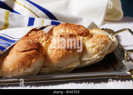 Shabbat Shalom - Traditional Jewish Sabbath ritual Stock Photo