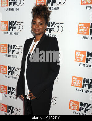 NEW YORK, NY - OCTOBER 12: Dee Rees attends the 55th New York Film Festival screening of 'Mudbound' at Alice Tully Hall in New York on October 12, 2017   People:  Dee Rees  Transmission Ref:  MNC1 Stock Photo