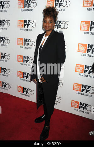 NEW YORK, NY - OCTOBER 12: Dee Rees attends the 55th New York Film Festival screening of 'Mudbound' at Alice Tully Hall in New York on October 12, 2017   People:  Dee Rees  Transmission Ref:  MNC1 Stock Photo