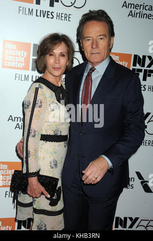 NEW YORK, NY - SEPTEMBER 28: Bryan Cranston attends 55th New York Film Festival opening night premiere of 'Last Flag Flying' at Alice Tully Hall, Lincoln Center on September 28, 2017 in New York City.   People:  Bryan Cranston  Transmission Ref:  MNC1 Stock Photo