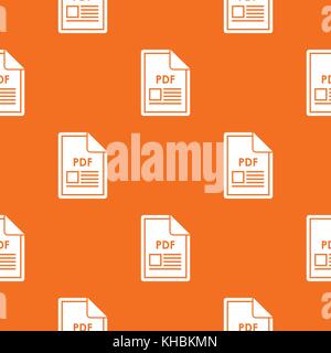 File PDF pattern seamless Stock Vector