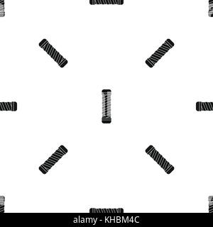 Handle for bike pattern seamless black Stock Vector