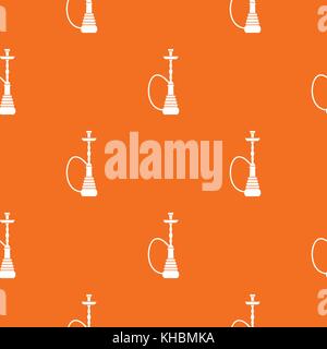 Hookah pattern seamless Stock Vector