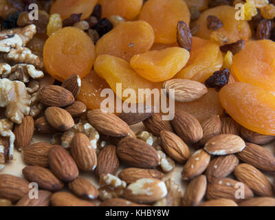 Different dry fruits. Stock Photo