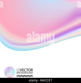 Marble trendy illustration backgrounds, placards with abstract liquid bubbles shapes, 80s memphis geometric style flat and 3d design elements. Retro a Stock Vector