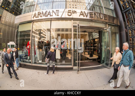 Armani 5th Avenue Store NYC Stock Photo Alamy