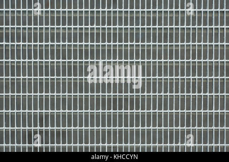 Close-up image of a metal grill. Metal grill texture. Stock Photo