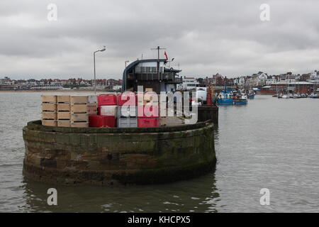 British fishing port Stock Photo