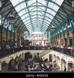 Interior of Covent Garden. London, UK. Square format. Stock Photo