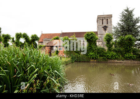 St. Mary's Church, Haddenham. Haddenham. Buckinghamshire. England. Stock Photo