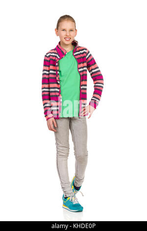 hip length fleece jacket