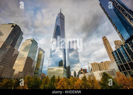 Freedom tower New York Stock Photo